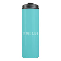 Aqua Minimal Personnalisé Vous Êtes Beau    