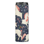 Bouteilles Isothermes Aquarelle abstrait triangles bleus sans soudure ba (Dos)