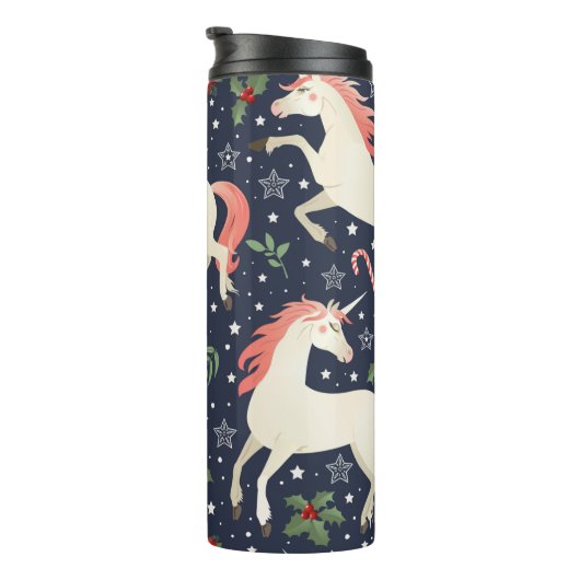 Bouteilles Isothermes Aquarelle abstrait triangles bleus sans soudure ba (Tourné sur la droite)