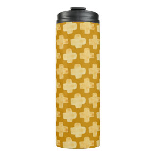 Bouteilles Isothermes Aquarelle Abstraite motif transparent, feuille des