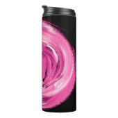 Bouteilles Isothermes Aquarelle abstraite rose (Tourné sur la droite)