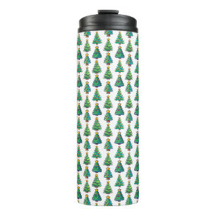 Bouteilles Isothermes Aquarelle Arbre de Noël Motif, Noël