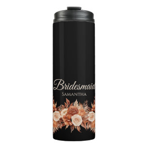 Bouteilles Isothermes Aquarelle Automne Elégance-Bridesmaid cadeau-