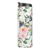 Bouteilles Isothermes Aquarelle bleu rose et marine  (Tourné sur la droite)