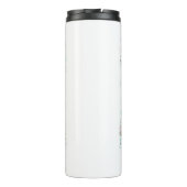 Bouteilles Isothermes Aquarelle bleu tropical (Dos)