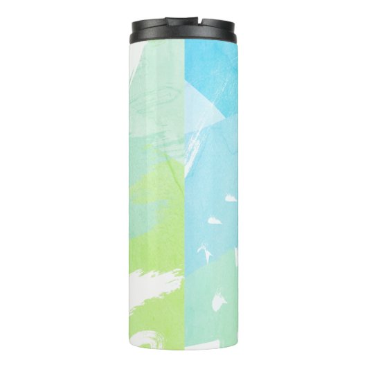Bouteilles Isothermes Aquarelle Brush Strot Monogram Thermal Tumbler (Dos)