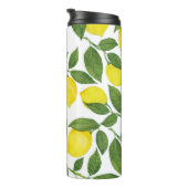 Bouteilles Isothermes Aquarelle Citrons : Motif de fruits d'été (Tourné sur la droite)