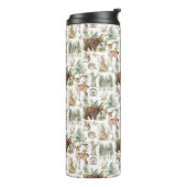 Bouteilles Isothermes Aquarelle Cute Forest Animaux (Tourné sur la gauche)