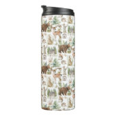 Bouteilles Isothermes Aquarelle Cute Forest Animaux (Tourné sur la droite)