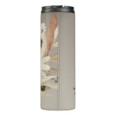 Bouteilles Isothermes Aquarelle d'automne Monogramme floral (Dos)