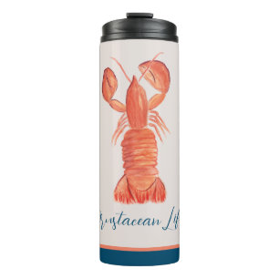 Bouteilles Isothermes Aquarelle de langouste de homard