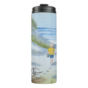 Bouteilles Isothermes Aquarelle de plage