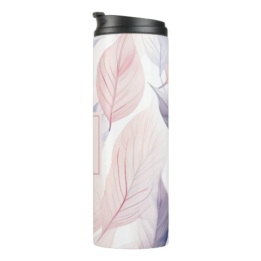 Bouteilles Isothermes Aquarelle de sérénité douce laisse un monogramme p (Tourné sur la droite)