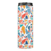 Bouteilles Isothermes Aquarelle de Terrazzo : Motif coloré sans couture. (Dos)