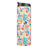 Bouteilles Isothermes Aquarelle de Terrazzo : Motif coloré sans couture. (Tourné sur la droite)