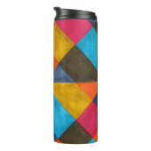 Bouteilles Isothermes Aquarelle design créatif abstrait. (Tourné sur la droite)