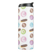 Bouteilles Isothermes Aquarelle Donuts main peint Motif Whimiscal (Tourné sur la gauche)