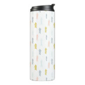 Bouteilles Isothermes Aquarelle douce Chevron Motif (Tourné sur la gauche)
