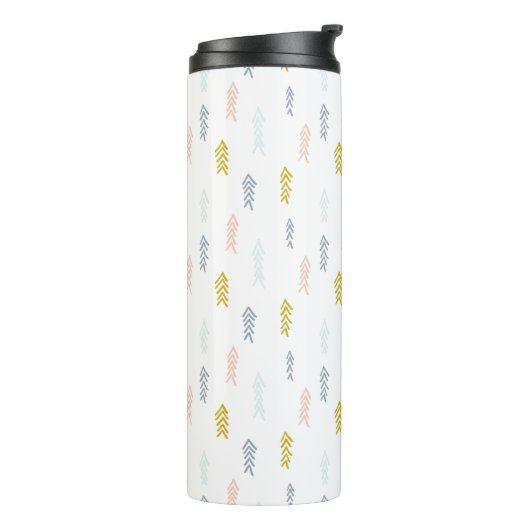 Bouteilles Isothermes Aquarelle douce Chevron Motif (Tourné sur la gauche)