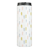 Bouteilles Isothermes Aquarelle douce Chevron Motif (Dos)