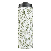 Aquarelle Eucalyptus Motif Feuille