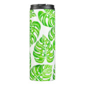 Bouteilles Isothermes Aquarelle feuille Monstera (Dos)