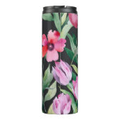 Bouteilles Isothermes Aquarelle fleurie, belle motif sans couture. (Dos)