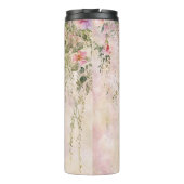 Bouteilles Isothermes Aquarelle Fleurs suspendues avec Roses (Dos)