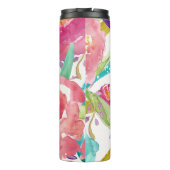 Bouteilles Isothermes Aquarelle Floral Monogrammé (Dos)