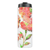 Bouteilles Isothermes Aquarelle Florale (Devant)