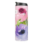 Bouteilles Isothermes Aquarelle florale PixDezines/arrière - plan DO-IT- (Tourné sur la droite)