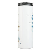 Bouteilles Isothermes Aquarelle frappante : chef de la femme autochtone (Dos)