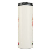 Bouteilles Isothermes Aquarelle Illustration de deux chats étourdissant (Dos)