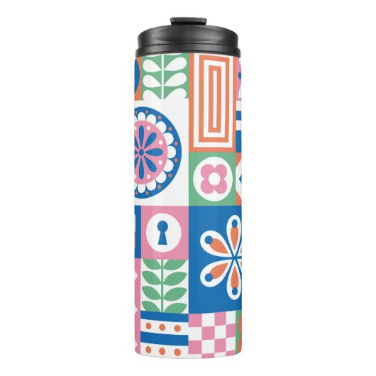 Bouteilles Isothermes Aquarelle illustrée isolée de kiwi-fru vert (Devant)