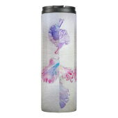 Bouteilles Isothermes Aquarelle Iris Fleur Peinture art iris Violet (Dos)