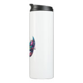 Bouteilles Isothermes aquarelle Mardi Gras masque carnaval (Tourné sur la droite)