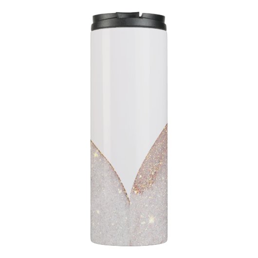 Bouteilles Isothermes Aquarelle moderne en or girly formes simple élégan (Dos)