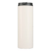 Bouteilles Isothermes Aquarelle monogramme Vintage Tournesol rustique (Dos)