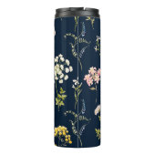 Bouteilles Isothermes Aquarelle motif floral, main fleur délicate dr (Dos)