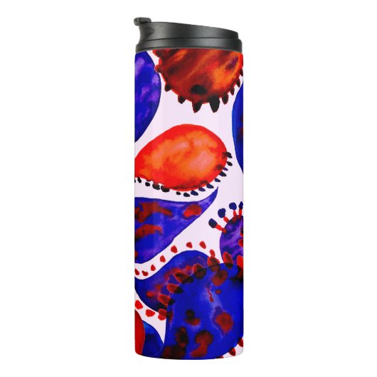 Bouteilles Isothermes Aquarelle motif sans couture avec cachemire. Abstr (Tourné sur la droite)