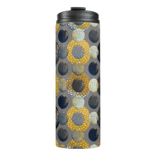 Bouteilles Isothermes Aquarelle motif transparent avec géométrie abstr