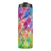 Bouteilles Isothermes Aquarelle Neon Tie Dye Jacquard Arlequin (Devant)