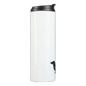 Bouteilles Isothermes Aquarelle noire longue hailée Dachshund (Tourné sur la gauche)