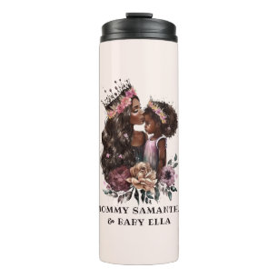 Bouteilles Isothermes Aquarelle Noire Maman et fille (3)