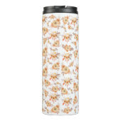 Bouteilles Isothermes Aquarelle Orange Fleur Floral Boho (Dos)