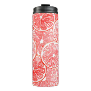 Bouteilles Isothermes Aquarelle pamplemousse motif