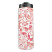 Bouteilles Isothermes Aquarelle Papillon Motif rose (Devant)