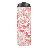 Aquarelle Papillon Motif rose