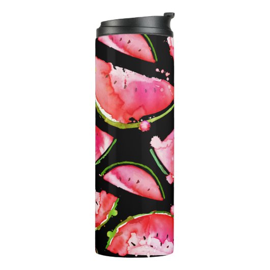 Bouteilles Isothermes Aquarelle Pastèque 2 (Tourné sur la gauche)