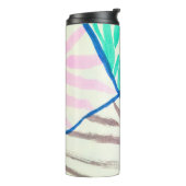 Bouteilles Isothermes Aquarelle patchwork : style de peinture sale. (Tourné sur la gauche)